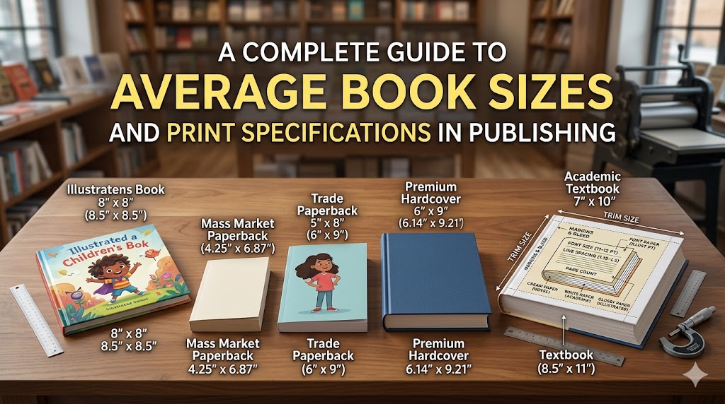 A Complete Guide to Average Book Sizes and Print Specifications in Publishing